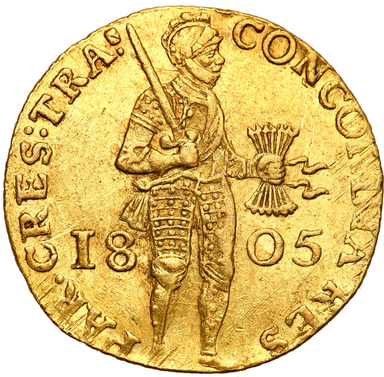 Niderlandy, Republika Batawska (1795-1806). Dukat 1805, Utrecht